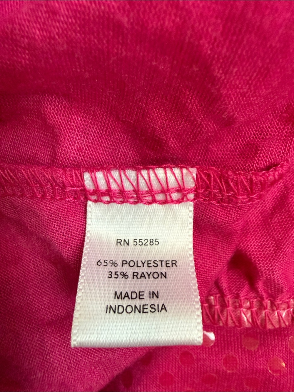 Express Women's Hot Pink Sequin Drape Neck Short Sleeve Top - Picture 9 of 9